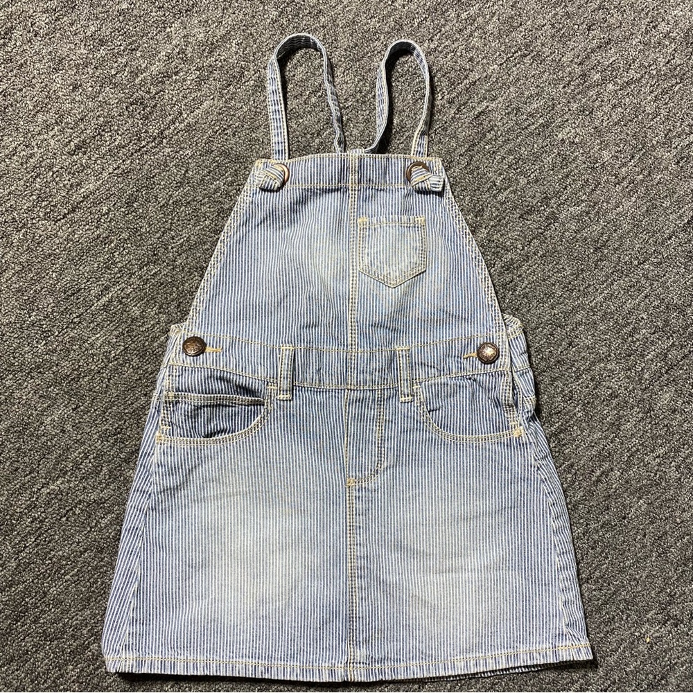 Osh kosh baby girl overall dress size 3T striped vintage design
